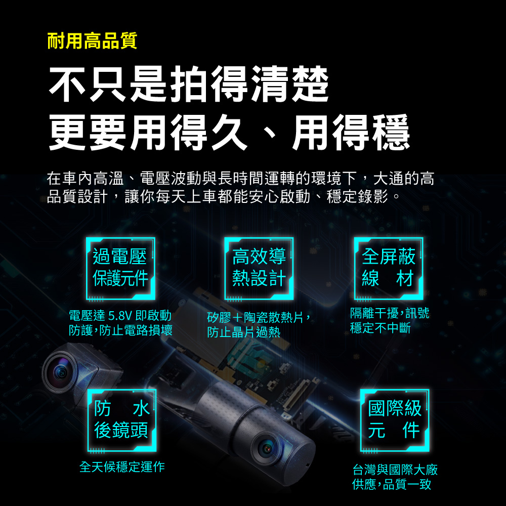 前後雙鏡AI行車記錄器 2K電子後視鏡 真HDR高畫質行車記錄器 GPS區間測速 送記憶卡 (Ai17 PRO) 商品介紹 19